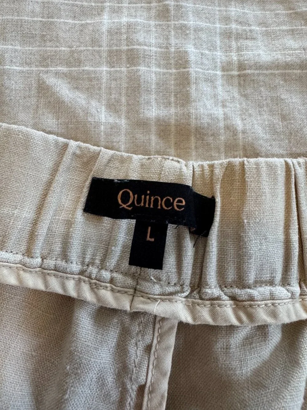 Quince 100% European Linen Pants in Driftwood